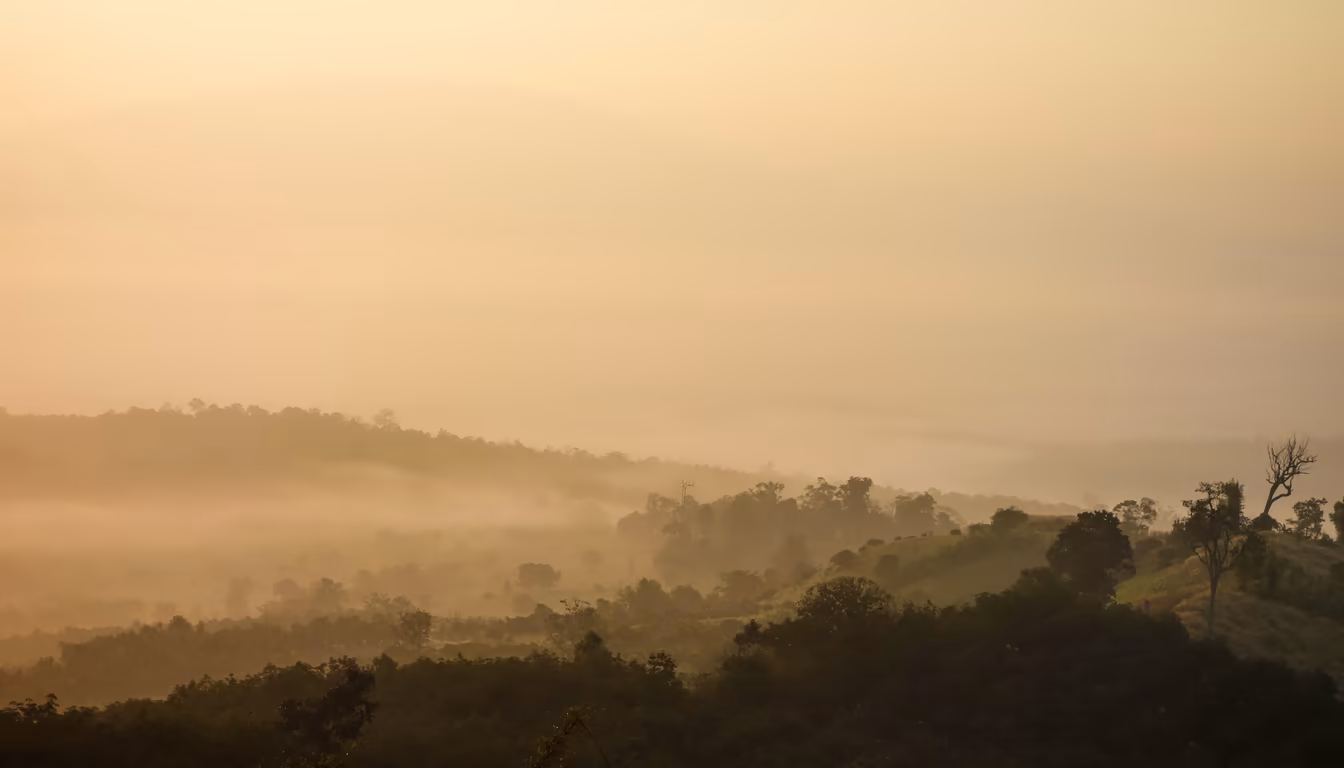 Yun Lai viewpoint above Pai with morning fog, one of the best pai photography spots
