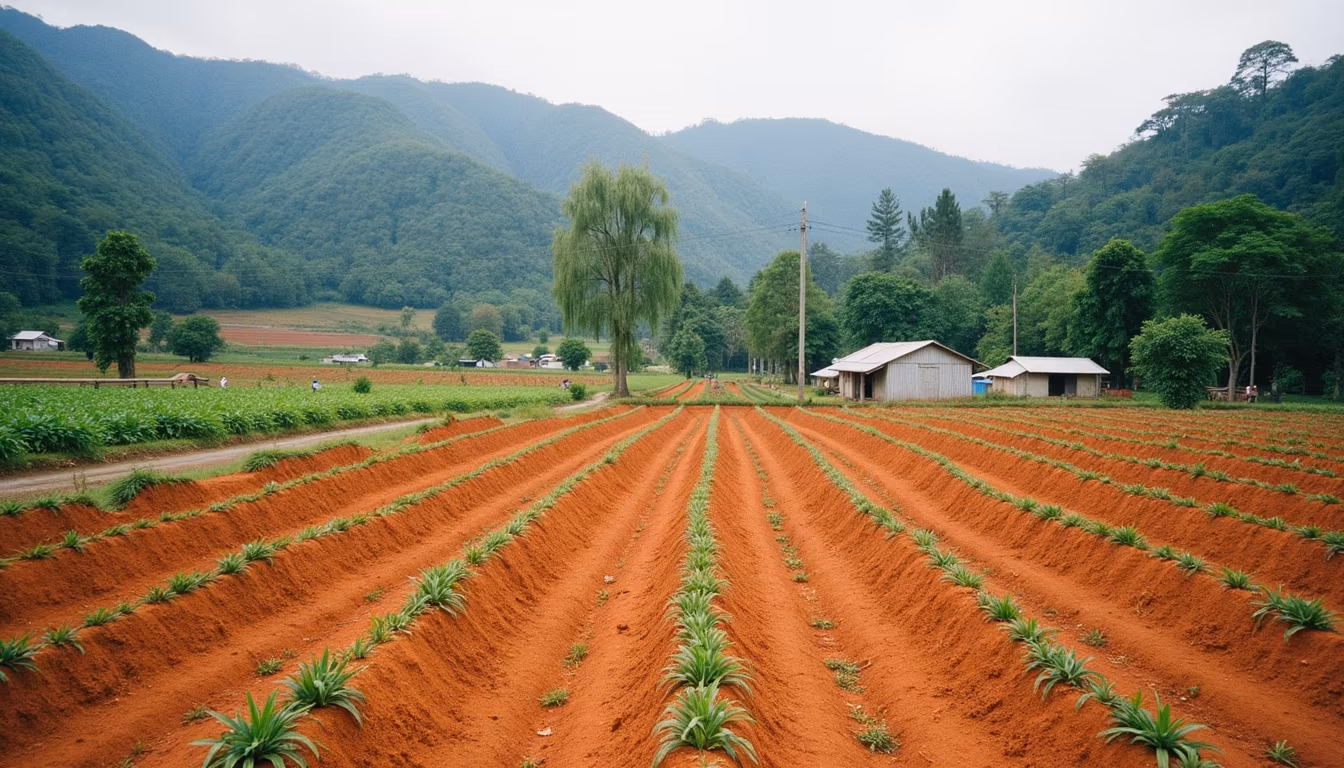 Strawberry farm and cafe in Pai, a favourite photo stop on a strawberry pai morning (illustration)